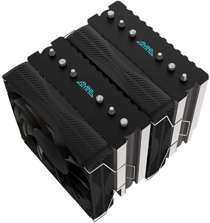 Устройство охлаждения(кулер) GMNG GG-CPC250-1 120x120x25mm Soc-AM5/AM4/1151/1200/2066/1700 черный 4-pin 22-32dB Al+Cu 250W 930gr Ret (GG-CPC250-1-BK)