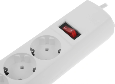 Сетевой фильтр Юнивольт 00-00000387 3м (4 розетки) белый (коробка)
