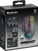 Мышь Defender Oneshot GM-067 черный оптическая 3200dpi беспров. USB 6but (52067)