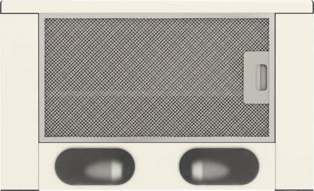 Вытяжка встраиваемая Elikor Интегра 60П-400-В2Л УХЛ 4.2 топленое молоко управление: кулисные переключатели (1 мотор)