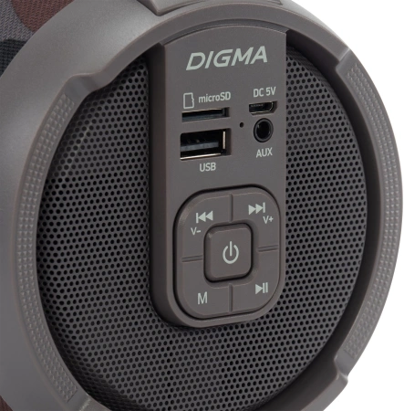 Колонка порт. Digma D-PS1520 камуфляж/камуфляж 16W 1.0 BT 10м 1500mAh (SP1520C)