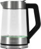 Чайник электрический Polaris PWK 1725CGLD 1.7л. 2200Вт серебристый матовый корпус: стекло/металл
