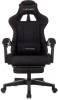Кресло игровое Zombie Shadow черный Neo Black с подголов. крестов. пластик подст.для ног пластик черный