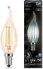 Лампа филам. Gauss Filament 5Вт цок.:E14 свеча 220B св.свеч.бел.нейт. (упак.:10шт) (104801805)
