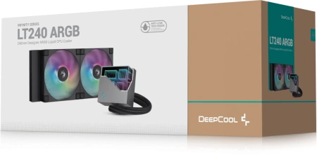 Система водяного охлаждения Deepcool LT240 ARGB Soc-AM5/AM4/1200/1700/1851 черный 4-pin 38.71dB Al 280W 1504gr Ret (R-LT240-BKAMNC-G-1)