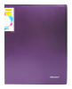 Папка на 4-х кольцах Silwerhof Perlen 271958-73 A4 1мм кор.38мм внутр. с вставкой сиреневый металлик