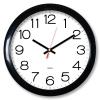 Часы настенные аналоговые Бюрократ WallC-R78PN D29см черный (WALLC-R78PN29/BLACK)