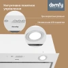 Вытяжка встраиваемая Domfy DM6036BB WG белый управление: кнопочное (1 мотор)