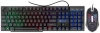 Клавиатура + мышь Оклик 400GMK клав:черный мышь:черный USB LED (1546779)