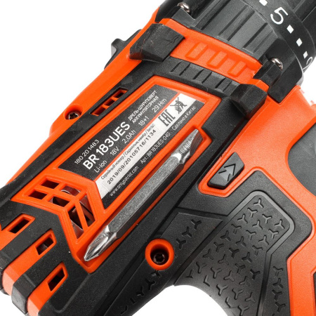 Дрель-шуруповерт Patriot BR 183UES аккум. патрон:быстрозажимной (кейс в комплекте) (180201483)