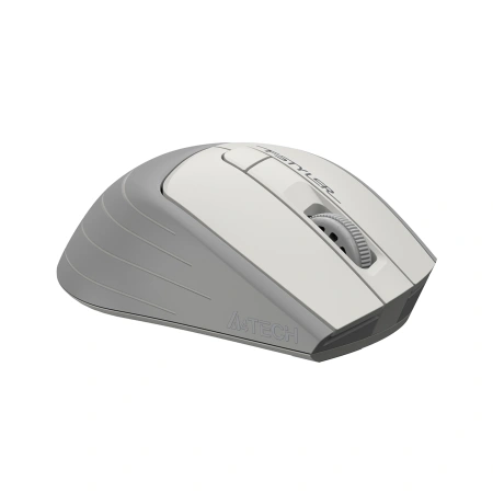 Мышь A4Tech Fstyler FG30 белый/серый оптическая (2000dpi) беспроводная USB (6but)