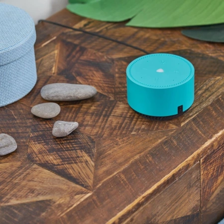 Умная колонка Yandex Станция Лайт голос.п.:Алиса бирюзовый 5W 1.0 BT 10м (YNDX-00025G)