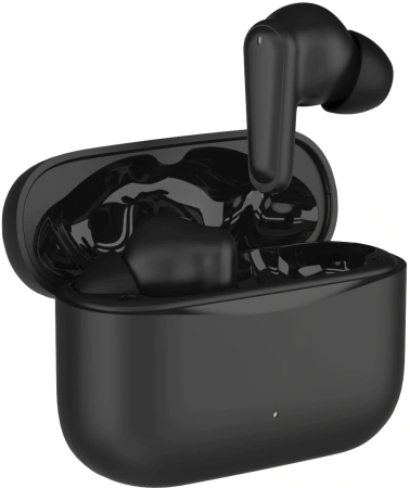 Гарнитура вкладыши Hyundai H-EP203 черный беспроводные bluetooth в ушной раковине (HEP203B)