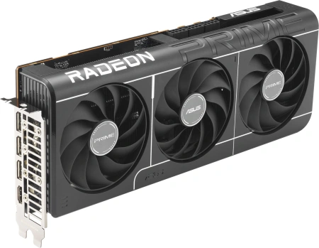 Видеокарта Asus PCI-E PRIME-RX9070XT-O16G AMD Radeon RX 9070XT 16Gb 256bit GDDR6 2460/20000 HDMIx1 DPx3 HDCP Ret