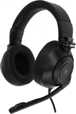 Наушники с микрофоном A4Tech Bloody G580 черный 2м мониторные USB оголовье (G580 USB /BLACK)