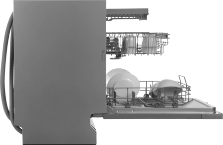 Посудомоечная машина встраив. Hyundai HBD 478 2100Вт узкая серебристый