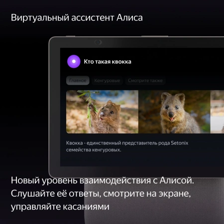 Умная колонка Yandex Станция Дуо Макс Zigbee голос.п.:Алиса бежевый 60W 1.0 BT/Wi-Fi 10м (YNDX-00055