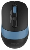 Мышь A4Tech Fstyler FB10C черный/синий оптическая (2400dpi) беспроводная BT/Radio USB (4but)