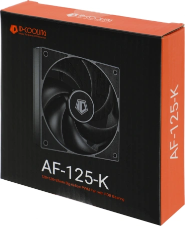 Вентилятор ID-Cooling AF-125-K 120x120 4-pin 14-30dB 170gr Ret