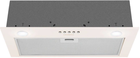 Вытяжка встраиваемая Maunfeld Crosby Singl 60 бежевый управление: кнопочное (1 мотор)