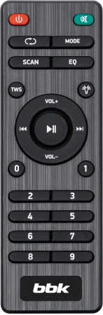 Минисистема BBK BTA6030 черный 30Вт FM USB BT micro SD