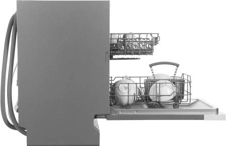 Посудомоечная машина встраив. Hyundai HBD 441 2100Вт узкая серебристый/белый