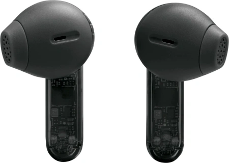 Гарнитура вкладыши JBL Tune Flex 2 Ghost Edition прозрачный/черный беспроводные bluetooth в ушной раковине (JBLTFLEX2GBLK)