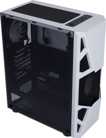 Корпус Formula CL-3303W RGB белый без БП ATX 6x120mm 2xUSB2.0 1xUSB3.0 audio bott PSU