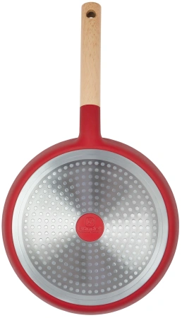 Сковорода Rondell Red Edition RDA-1004 круглая 24см покрытие: Xylan Plus ручка несъемная (без крышки) красный