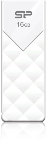 Флеш Диск Silicon Power 16Gb Ultima U03 SP016GBUF2U03V1W USB2.0 белый