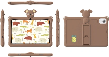 Планшет Digma Kids A10 SC9863A (1.6) 8C RAM2Gb ROM32Gb 10.1" IPS 1280x800 4G 1Sim Android 11.0 Go коричневый 2Mpix 0.3Mpix BT WiFi microSD 128Gb GPRS EDGE 5000mAh 6hr 24hrs