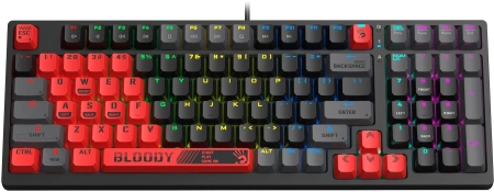 Клавиатура A4Tech Bloody S98 Sports Red BLMS Plus механическая красный/черный USB for gamer LED (S98