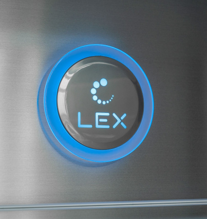 Холодильник Lex LCD505GIGID 2-хкамерн. золотистый стекло (CHHE000024)