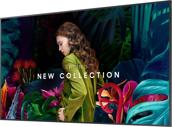 Панель Samsung 65" QB65C черный VA LED 8ms 16:9 DVI HDMI DP M/M Mat 4000:1 350cd USB