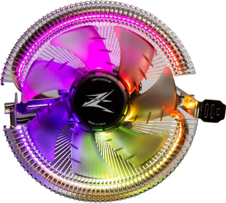 Устройство охлаждения(кулер) Zalman CNPS7600 RGB RGB Soc-AM5/AM4/1200/1700/1851 черный 4-pin 16-27dB Al+Cu 95W 250gr Ret (CNPS7600RGB)