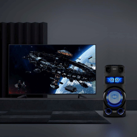 Минисистема Sony MHC-V73D черный/CD/CDRW/DVD/DVDRW/FM/USB/BT