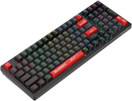 Клавиатура A4Tech Bloody WS98 механическая черный USB беспроводная BT/Radio Multimedia for gamer LED (WS98)