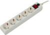 Сетевой фильтр Buro 500SH-10-W 10м (5 розеток) белый (коробка)