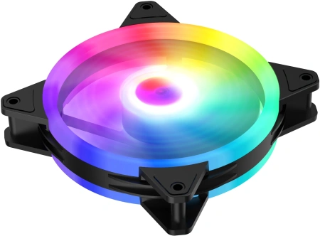Вентилятор GMNG GG-CF120ARGB2-PWMBK 120x120x25 4-pin LED Ret