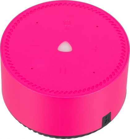 Умная колонка Yandex Станция Лайт голос.п.:Алиса розовый 5W 1.0 BT 10м (YNDX-00025N)