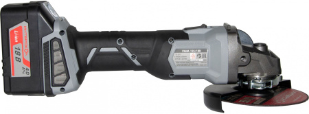 Углошлифовальная машина Интерскол УШМ-125/18В Li-ion АПИ 8500об/мин рез.шпин.:M14 d=125мм