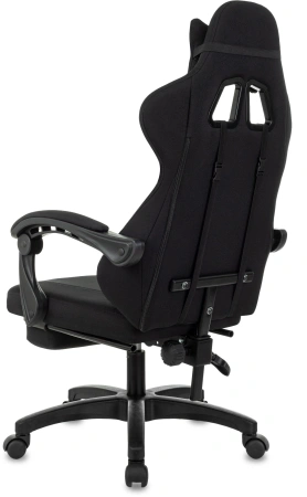 Кресло игровое Zombie Weaver черный с подголов. крестов. пластик подст.для ног пластик черный