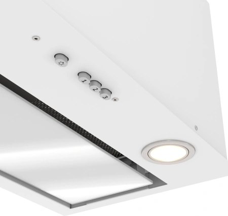 Вытяжка встраиваемая Elikor Cube 60П-1000 белый управление: кнопочное