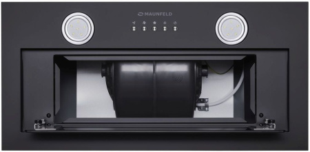 Вытяжка встраиваемая Maunfeld TRAPEZE 602IG черный управление: кнопочное (1 мотор)