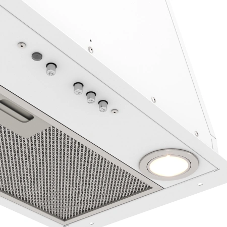 Вытяжка встраиваемая Elikor Врезной блок BOX 52П-700 белый управление: кнопочное (1 мотор)