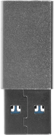 Адаптер Buro ver3.0 USB A(m) USB Type-C (f) (BU-USB3-AM-CF) серебристый