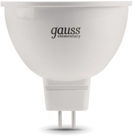 Лампа светодиодная Gauss Elementary 13531 11Вт цок.:GU5.3 софит 180B 6500K св.свеч.бел.хол. MR16 (упак.:1шт)