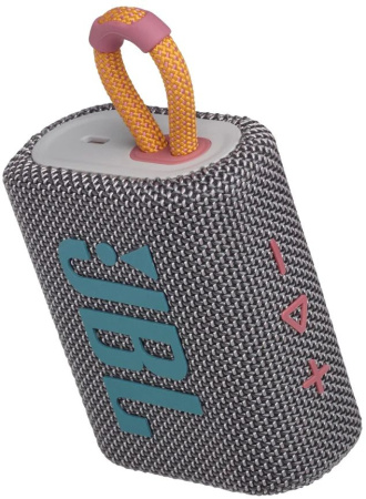Колонка порт. JBL GO 3 серый 4.2W 1.0 BT (JBLGO3GRY)