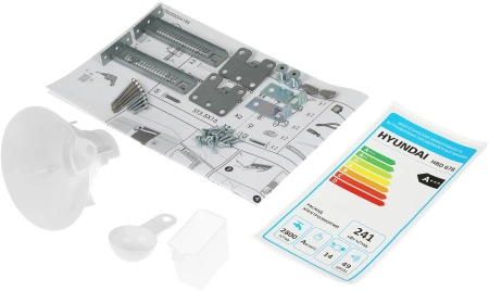 Посудомоечная машина встраив. Hyundai HBD 678 2100Вт полноразмерная серебристый