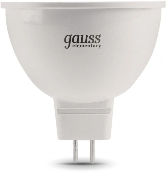 Лампа светодиодная Gauss Elementary 13531 11Вт цок.:GU5.3 софит 180B 6500K св.свеч.бел.хол. MR16 (упак.:1шт)